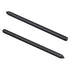 Stylusshop black S21 Ultra S-Pen replacement shown from two angles with sleek design