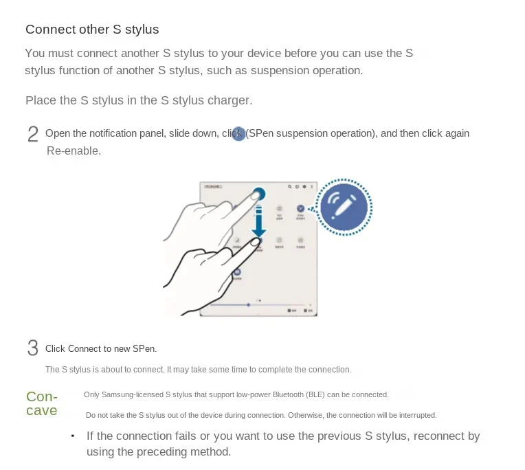 Samsung Galaxy Tab S8 S Pen with Bluetooth - 
