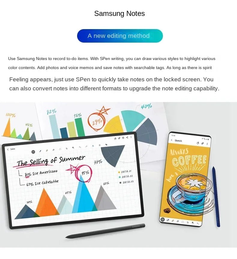 Samsung Galaxy Tab S8 S Pen with Bluetooth - 